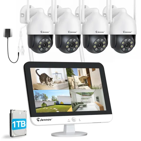 Indoor Outdoor Wireless Security Camera Night Vision 2-Way Audio Remote Monitor