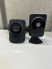 SimpliSafe Security HD Camera with cover & One Indoor Camera  USED See Photos