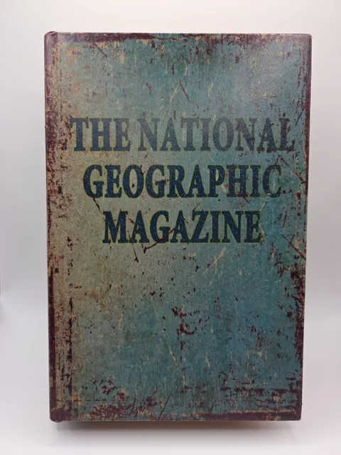 Secret Storage Box Faux National Geographic Book 