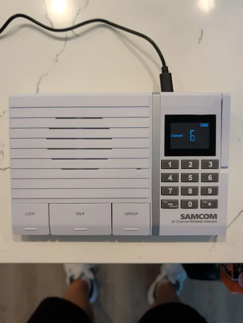 Samcom 20 Channel Wireless Intercom System FTAN20AA tested CLEAN