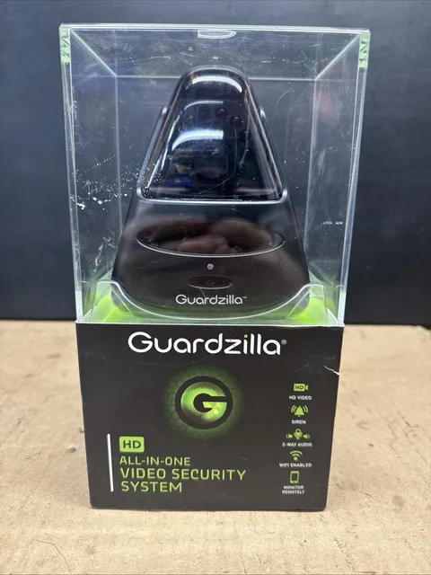 Guardzilla - HD Wireless Home Security System - Black Factory Sealed