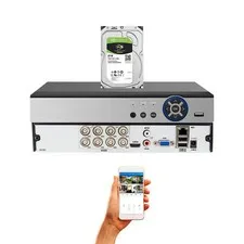 Evertech 8 Channel 8TB Surveillance Video Recorder for 1080P Security Cameras