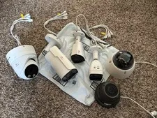 Set Of 6 Oculus 5MP PoE Vandal Dome IP Security Camera 2.7-13.5mm Varifocal Lens