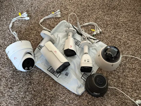 Set Of 6 Oculus 5MP PoE Vandal Dome IP Security Camera 2.7-13.5mm Varifocal Lens