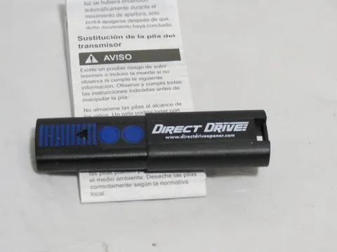 Sommer TX03-310-2 310MHz 2 Button Remote Control Direct Drive