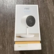 Google Nest Cam IQ Indoor Security Camera White 1080p HD WiFi Smart Home