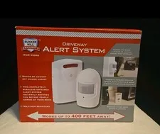 NWB Battery Operated Wireless Driveway Alarm Alert Security System Bunker Hill