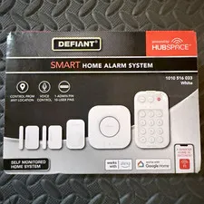 Defiant Wi‑Fi Voice Control Self Monitored Alarm Kit White 1010 516 033