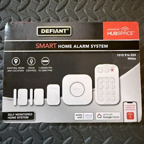 Defiant Wi‑Fi Voice Control Self Monitored Alarm Kit White 1010 516 033
