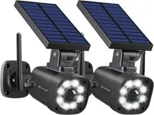 SL669 Solar Powered Dummy Security Camera Fake CCTV Flashing Light