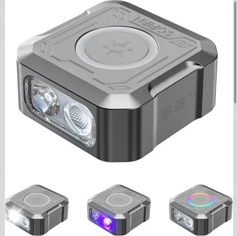 Sofirn SE1 Keychain Flashlight 300 Lumens EDC Mini Light UV RGB Rechargeable
