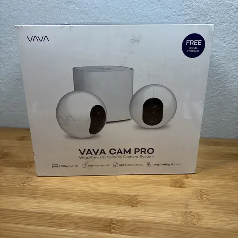 VAVA VA-HS003 CAM PRO 1080 WIRE-FREE HD SECURITY CAMERA SYSTEM- New Still Sealed