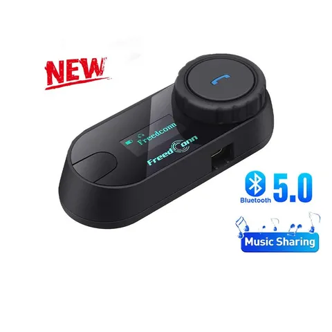 Bluetooth Motorcycle Helmet Intercom Headset Wireless Communication Interphone