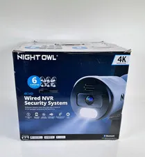 Night Owl 8-Channel 6-Camera 4K Security Surveillance System w/ 2TB NVR Storage