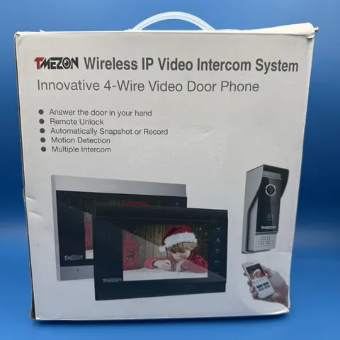 TMEZON MZ-IP-V739B WiFi Video Intercom System 2 Monitors MZ-VDP-NE120
