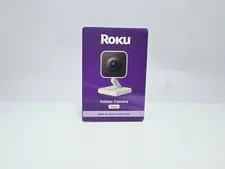 Roku Indoor Camera – 1080p HD Wired Security & Pet Monitor, Alexa/Google