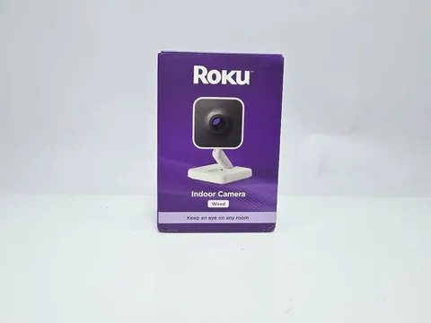 Roku Indoor Camera – 1080p HD Wired Security & Pet Monitor, Alexa/Google