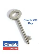 CHUBB / YALE Window Lock Key #X6 Suits 8K100, 8012 & 8003 -Free Post In Aust.