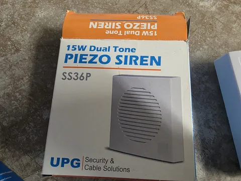 Amseco 15W Dual Tone Piezo Siren P/N SS36P Used