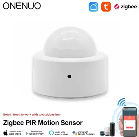 ONENUO Tuya Zigbee Mini Smart PIR Motion Detector Human Body Infrared Sensor 
