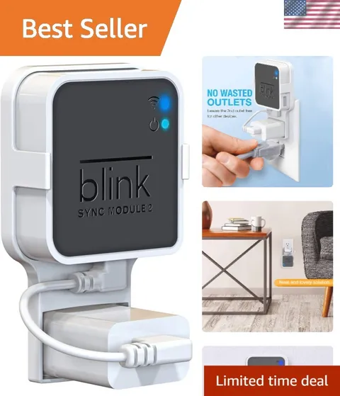 Sleek Wall Mount for Blink Sync Module 2 - Perfect for Indoor & Outdoor Use