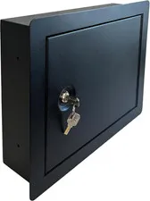 Heavy-Duty In-Wall Safe with Key Lock for Jewelry, Cash & Documents