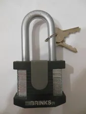 BRINKS * Commercial. Grade * Boron Steele* Long Shackle * Free Shipping