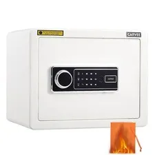 1.2 Cu Ft Safe Box Fireproof Waterproof, Home Safe for Money, Jewelry, Valuables