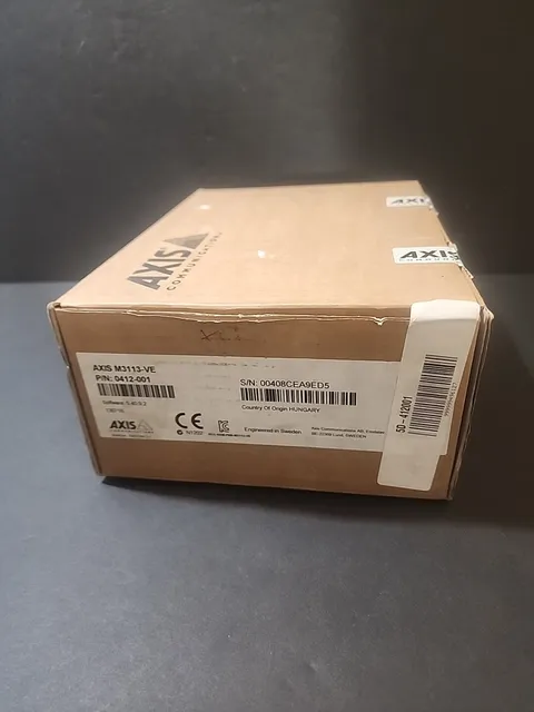 New AXIS M3113-VE Network Camera outdoor fixed dome P/N # 0412-001