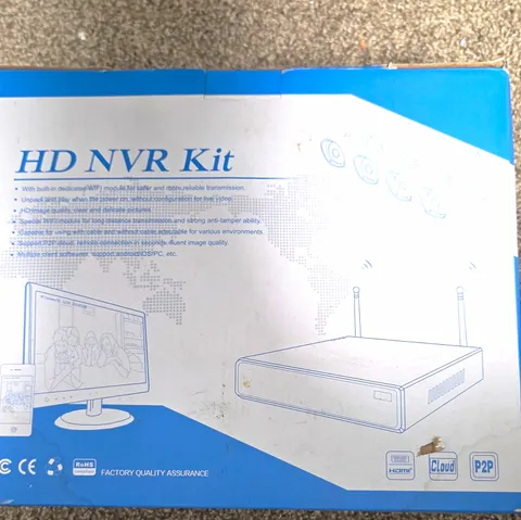 ZOSI HD NVR Kit 4CH Wi-Fi IP Security Camera System w/ 4 Cameras, NVR, Cables