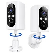 355° Pan Rotate Cameras 2 Pack, 2K Video, Security Cameras Wireless Outdoor