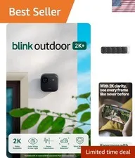 Outdoor 2K+ newest model — Wireless smart security camera, 2K video resolutio...