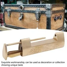 Antique Style Lock Spacing 5.9cm Auspicious Fish Lock Chinese Locks Small Brass