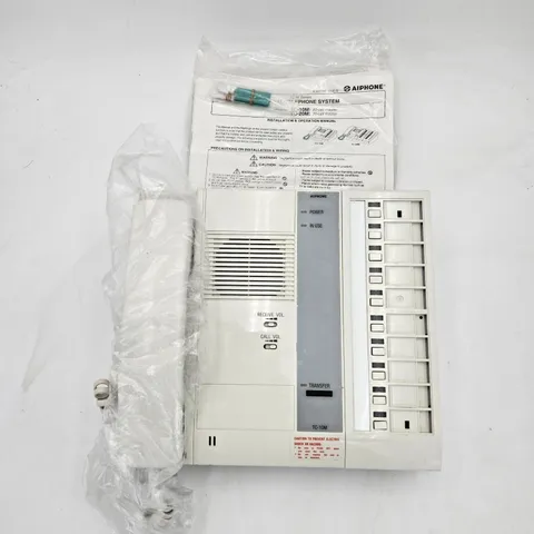 Aiphone TC-10M.E 10-Call Master Station Intercom Telephone System + Manual