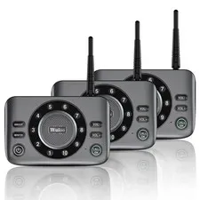 Hands-Free Intercoms Wireless for Home Business, Wuloo Upgrade Two Way Audio Int