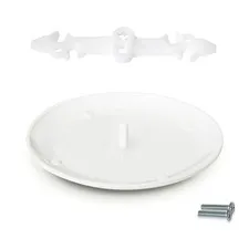 XGGYA CP3540 Ceiling Box Cover Plate, Round Hole with 1 Pack, White