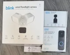 Blink Security Set up: Floodlight, Doorbell, Mini Pan-Tilt Camera