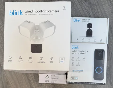 Blink Security Set up: Floodlight, Doorbell, Mini Pan-Tilt Camera