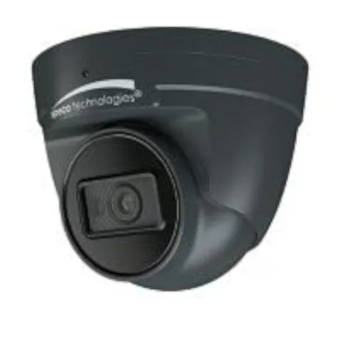 Speco O4VT2G 4MP WDR H.265 Turret IP Camera, 2.8mm Fixed Lens, Dark Gray...