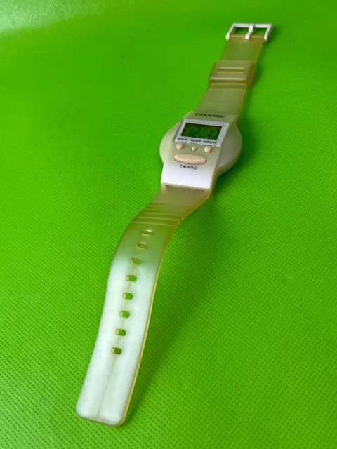 Talking Wrist Watch Alarm for Blind Weak Eyes Digital