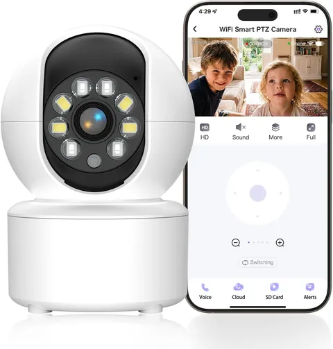 Indoor Security Camera, 2.4Ghz Wireless Camera for Home Security