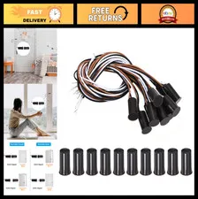 Magnetic Reed Switch 10 Pack - NO NC Ring Alarm Contact Sensor for Door & Window