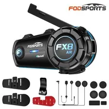 1-4 packs FX8 Air Motorcycle Bluetooth Helmet Intercom 1200m 2-way Communication