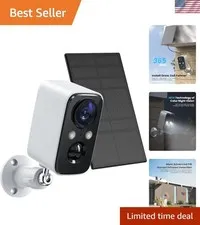 Effortless Security: Solar-Fueled Wireless Cam with HD Video & Remote Alerts