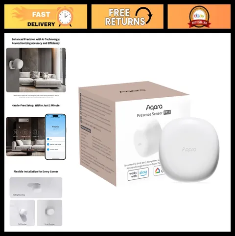 Zigbee Motion Sensor, mmWave Radar Presence Detector, AI Learning, Smart Home Co