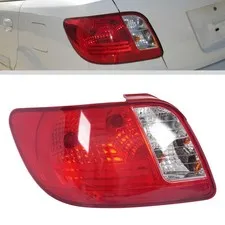 2006-2011 Kia Rio Driver Side Tail Light Halogen with Bulb KI2801128