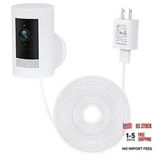 Power Adapter for Stick Up Cam Battery(3rd Gen), with 30ft/9m White