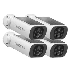 Dual Band WiFi6 Solar Security Camera Outdoor 100% Wire-Free Outdoor 2 Way Audio