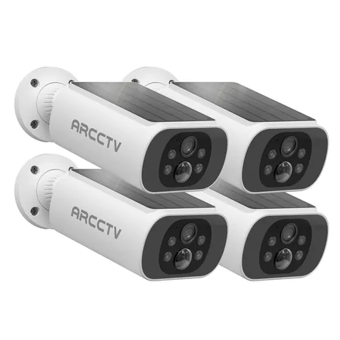 Dual Band WiFi6 Solar Security Camera Outdoor 100% Wire-Free Outdoor 2 Way Audio
