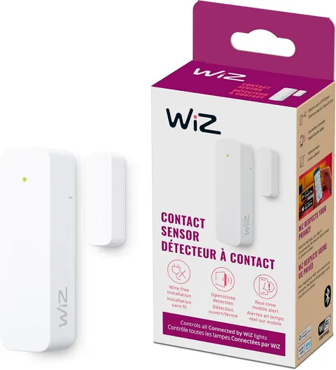 Contact Sensor 1-Pack - Home Monitoring, Home Automation, Real-Time Alerts, Ligh